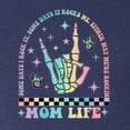 thumbnail image 6 of Wild Bobby Motherhood Some Days I Rock It Skeleton Hand Women Tri-Blend Racerback Tank Top, 6 of 6