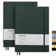 thumbnail image 1 of Cuadernos Wiisdatek B5 19 x 25,5 cm, paquete de 2, 376 páginas, tapa de PU, 1 of 7