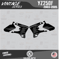 thumbnail image 3 of Kalair GFX Graphics Kit for Yamaha YZ250F (2003-2005) Vintage Series, 3 of 5