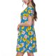 thumbnail image 2 of Balery Lovely Duck Vestidos sueltos de manga corta para mujer, vestidos de verano 2025, vestidos casuales de corte A con vuelo., 2 of 6