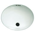 thumbnail image 4 of Proflo Pf1512u Comstock 17" Oval Vitreous China Undermount Bathroom Sink - White, 4 of 7