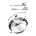 thumbnail image 2 of kurtrusly Divider Cookware Set for Party Travel Portable Pot with Removable Divider With spoon and lid Dia 32cm, 2 of 6