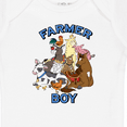 thumbnail image 4 of Inktastic Farmer Boy with Happy Farm Animals Boys or Girls Baby Bodysuit, 4 of 5