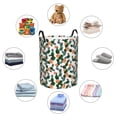 thumbnail image 4 of Balery Cactuses Cesta de ropa redonda con asas, impermeable, independiente, para ropa, juguetes, dormitorio y familia-Medium, 4 of 6