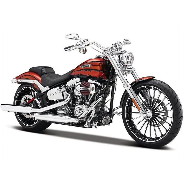 2014 Harley Davidson CVO Breakout Orange 1 12 Diecast Motorcycle Model by Maisto