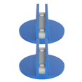 thumbnail image 3 of Almohadilla de Gato Magnético Ranurado, Adaptor de almohadilla de Gato Ranurada de Vida Útil Azul Robusta 2 piezas para la Mayoría de Las Soldaduras de Pellizco al Menos 3, 3 of 7