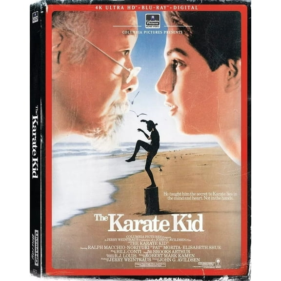 New The Karate Kid (4K UHD   Blu-ray   Digital) (VHS Collectible Packaging)