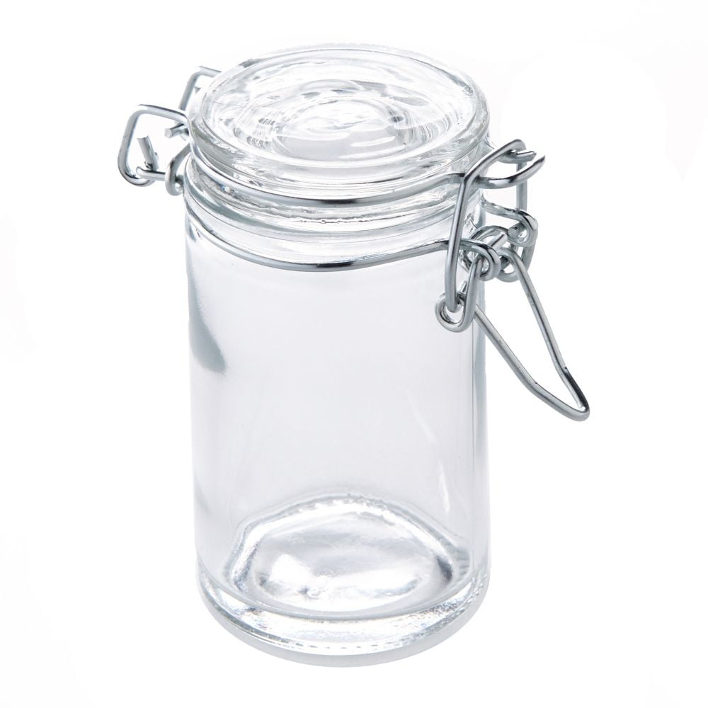 American Metalcraft HMMJ2 2.5 Oz. Mini Mason Jar with Hinged Lid ...