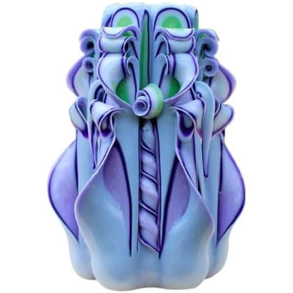 Purple Carved Candles 5.1''-Beautiful Mom's Day Candle-$$Home Decor, Kitchen, & Other