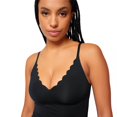 thumbnail image 5 of SKINY Top de tirantes para mujer – Sensation, top, escote en V, relleno, microfibra Negro M (Medium), 5 of 5