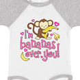 thumbnail image 4 of Inktastic I'm Bananas Over You Boys or Girls Baby Bodysuit, 4 of 5