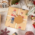 thumbnail image 6 of Christmas Wrapping Paper, Kraft Nutcracker, Ballet Design Gift Wrapping Paper Suitable for Christmas, Mini Roll (17 Inch X 32.8 Feet), 6 of 13