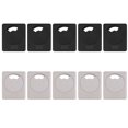 thumbnail image 3 of MasteelfCA 20pcs Plastic Computer Desk Table Grommet Cable Port Wire Hole Cover 50mm Wire Storage Rack Furniture for Office PC Desk (Black, Gray and White), 3 of 7