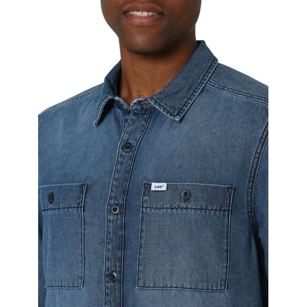 Lee® Men's Legendary Workwear Denim Overshirt Walmart Business