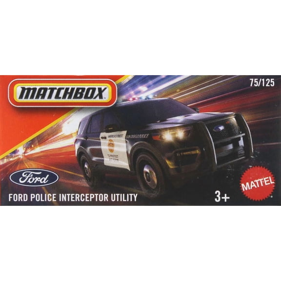 Matchbox Ford Police Interceptor Utility Diecast Car [Boxed]