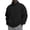 Black, variant on Dwelliawo Mens Zip Up Sweatshirt No Hood Mock Neck Sweatshirts Men's Fleece Jackets Full Zip Lightweight Jacket Seam Pocket Khaki L