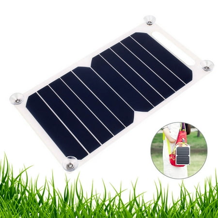 10W 5V Solar Power Panel Charger Bank for Samsung iPhone Tablet Camping