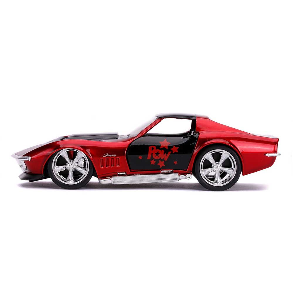 Jada Toys DC Comics 1:32 Harley Quinn 1969 Chevy Corvette Stingray Die-cast Car, Toys for Kids and Adults - Walmart.com Jada Toys DC Comics 1:32 Harley Quinn 1969 Chevy Corvette Stingray Die-cast Car, Toys for Kids and Adults - Walmart.com