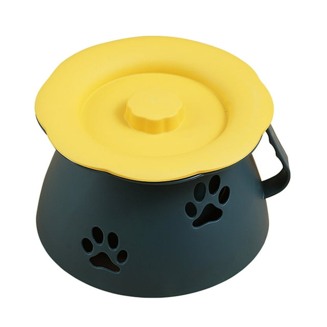 MasteelfCA 1Pc Plastic Chamber Pot Home Spittoon with Lid Handle Household Spittoon