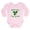 Petal Pink, variant on CafePress - Kiss Me Im Irish St Patricks Day Body Suit - Long Sleeve Cotton Baby Bodysuit