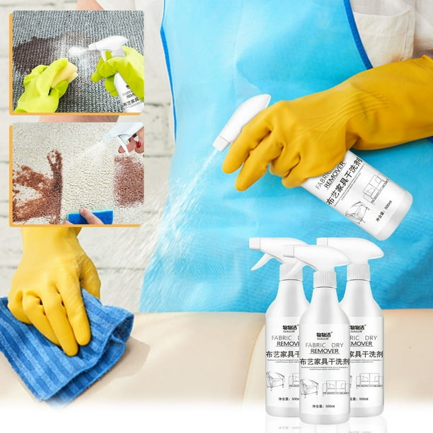 Xihbxyly Limpiador de Sofás, Quitamanchas para Alfombras, Elimina La Suciedad de Telas, Limpiador Doméstico Eficaz, Multiusos, Fácil Aplicación con Pulverizador, 500 Ml