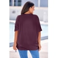 thumbnail image 2 of Plus Size Ribbed Cocoon Cover Up, 2 of 3