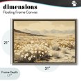 thumbnail image 4 of Stupell Industries Rustic Lodge Desert Wildflowers in Golden Valley Brown Floating Frame Canvas Art, 31 x 21, by Franklyn Gregory, 4 of 8