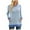 Light Blue, variant on Fall Sweatshirts for Women Crew Neck Long Sleeve Sweaters Comfy Tunic Tops Pullovers Color Block Elegant Pockets Blouse