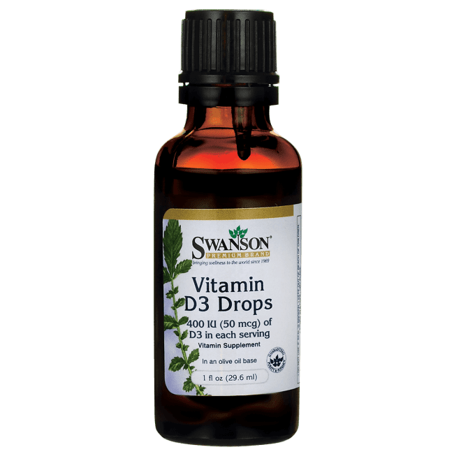 Swanson Vitamin D3 Liquid Drops 2,000 Iu 1 fl oz Liquid.