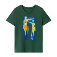 thumbnail image 1 of Camiseta de verano para mujer, camiseta de recuerdo con cuello redondo para deportes de playa, viaje de camping SG, 1 of 7