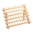 thumbnail image 4 of Abbracc 60 Spools Wooden Spool Thread Rack/Thread Holder Organizer for Embroidery Sewing, 4 of 8