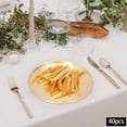 thumbnail image 2 of 40PCS Stainless Steel Dinner Plates 8Inch Serving Tray Metal Platter Dishwasher Safe Dinner Plates Round Dinner Dishes Decorative Storage Tray for Outdoor Camping Picnic, 2 of 9