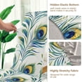 thumbnail image 5 of Yayeee 2 Pack Dining Chair Covers Stretch Parson Chairs Slipcovers Seat Protector, Peacock Feather, 5 of 6