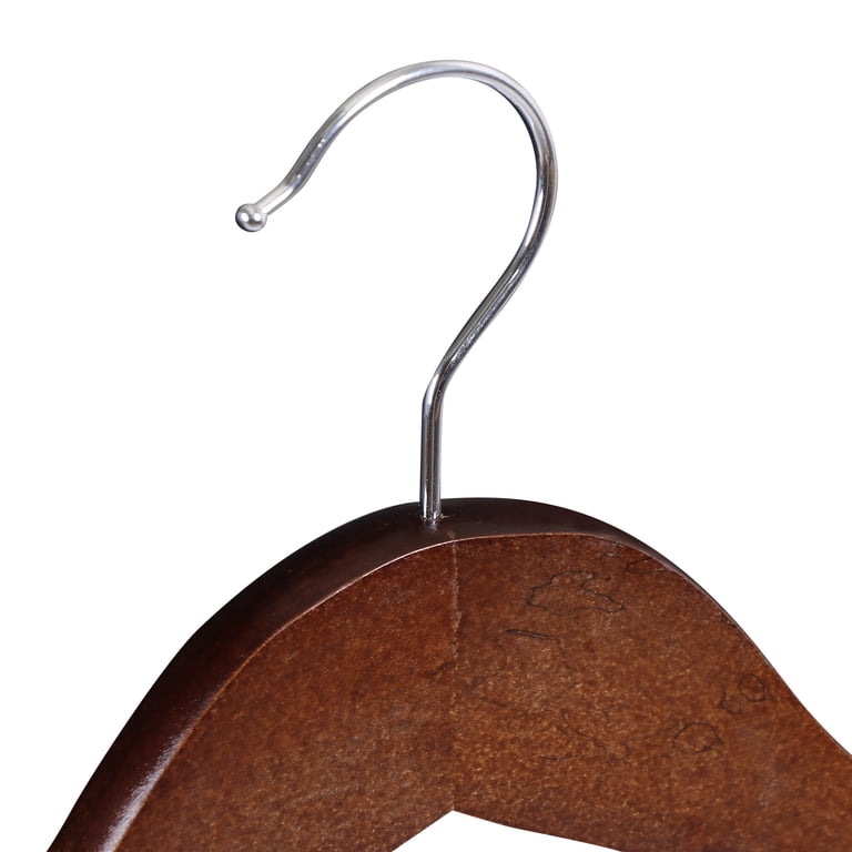 ZENSTYLE Wooden Hangers 50 Pack Suit Coat Hangers with 360