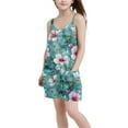 thumbnail image 5 of Xdegoge Today Prime Girls Clothes Size 5-13, Summer Sleeveless Casual Teen Romper Gradient Spaghetti Strap Short Jumpsuit with Pockets Missing Items From Delivery Flash, 5 of 7