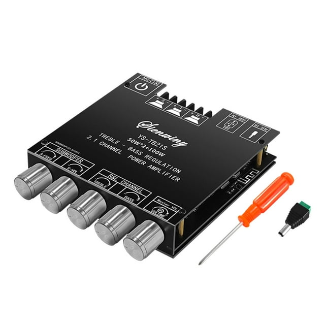Monstrate Amplifier HiFi 5.1 50Wx2 100W Control Board Short-circuit Protection APP Speaker Amplifying Type3