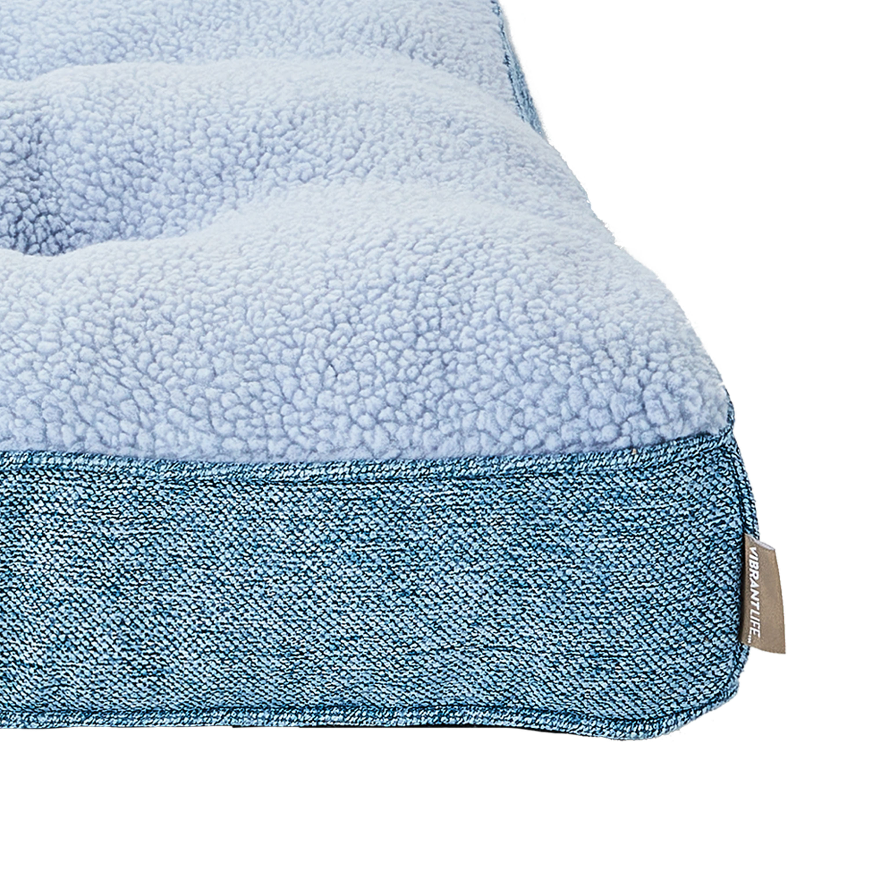 Vibrant Life Medium Orthopedic Dog Bed, Blue photo 4