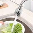 thumbnail image 6 of 360 -Degree Swivel Kitchen Sink Faucet Aerator Water Saving Tap Aerator Faucet Nozzle for Kitchen, Bathroom FaucetM, 6 of 8