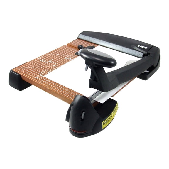 X-Acto 12" Square Laser Guillotine Trimmer, Wood Base