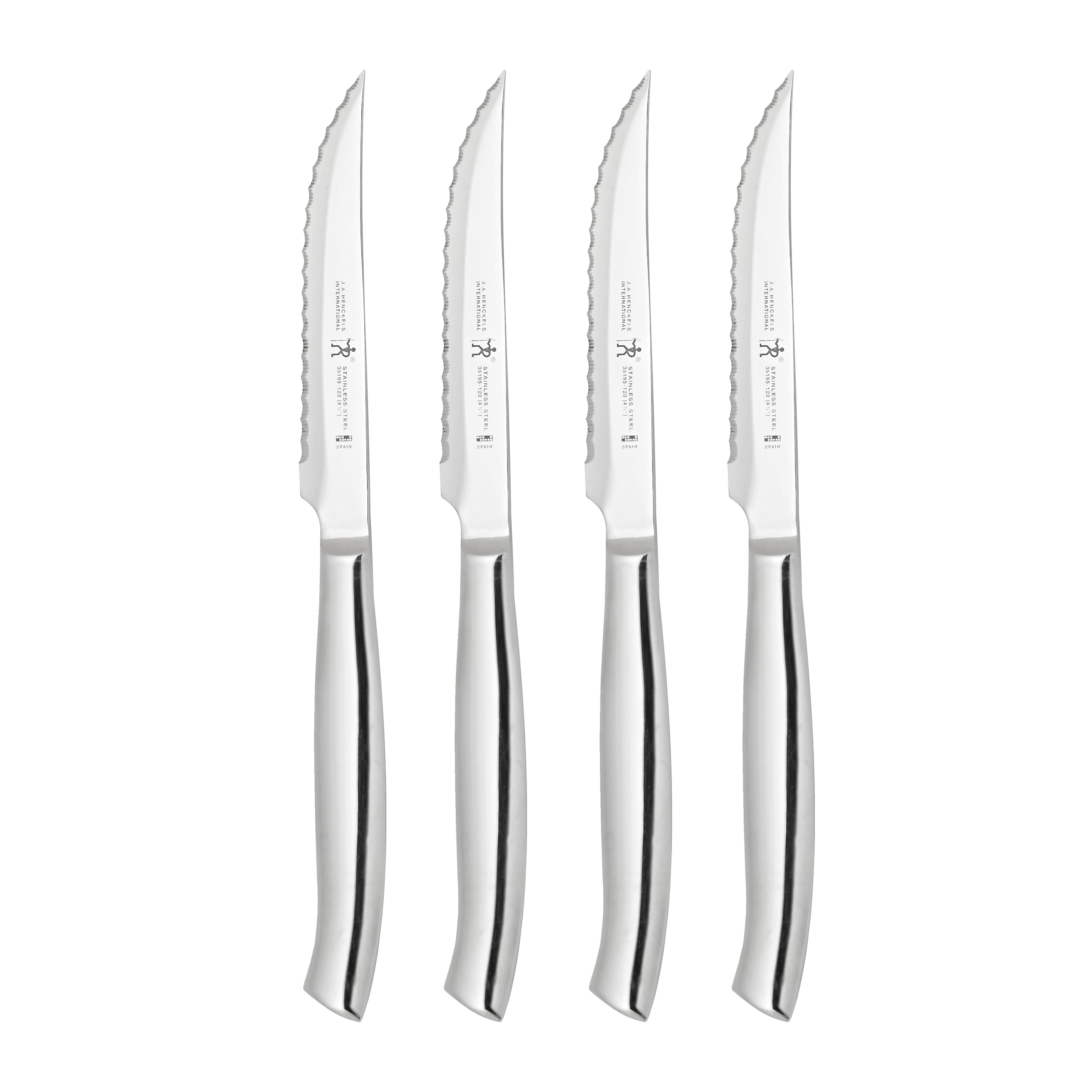 Henckels International Premium Stainless Steel Steak Knives Set of 4