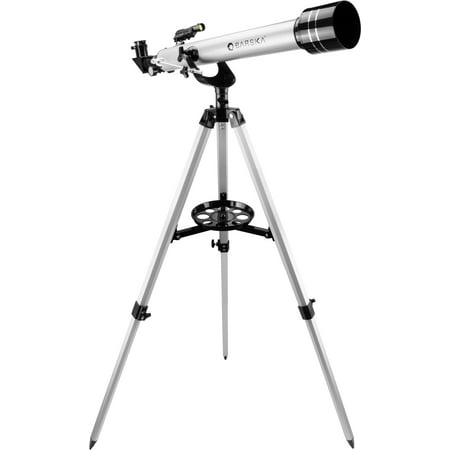 525 Power, 70060 Starwatcher Refractor, AZ, Silver, Red Dot Finderscope, Astronomy