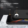 thumbnail image 5 of ELEHOLD Rugged Case For iPhone 16e / SE4 2025 Magnetic Shockproof Cover, 360° Rotable Ring Kickstand, Enhanced Camera Protection, Black, 5 of 7