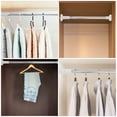 thumbnail image 2 of FUTUREORYY 2Pcs Heavy Duty Adjustable Closet Rods Stainless Steel Clothes Hanging Rods for Home, 2 of 7