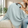 thumbnail image 6 of Bovxnpu Womens Maternity Shirts Maternity Nursing Scarf Cotton Muslin Shawl Cover Up Casual Sleepwear, 6 of 7