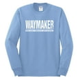 thumbnail image 2 of Wild Bobby Waymaker Inspirational/Christian Men Long Sleeve Shirt, Light Blue, Medium, 2 of 5