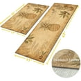 thumbnail image 3 of Kitchen Rugs and Mats Anti Fatigue, Pineapple Kitchen Mat Cushioned Anti Fatigue 2 Piece Set and Kitchen Floor Mat for in Front of Sink for Home Pineapple Kitchen Decor or Office 17"x30"+17"x47", 3 of 6