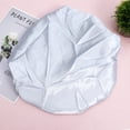 thumbnail image 4 of EeaseMX Gorro de dormir de satén de doble capa, ajustable, elástico, para mujer (azul cielo), 4 of 8