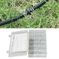 thumbnail image 1 of Clips de Resorte de Tomo de Manguera, 10 Especificaciones RiOgo de Doble Alambre Cerrar Manguera Anti Corrosión Azul Zinc Compacto de Zinc 250pcs Para Automóvil para aviaco, 1 of 7