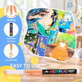 360 Colors Paint Markers with Automatic Ink Control for Art, Crafts ...