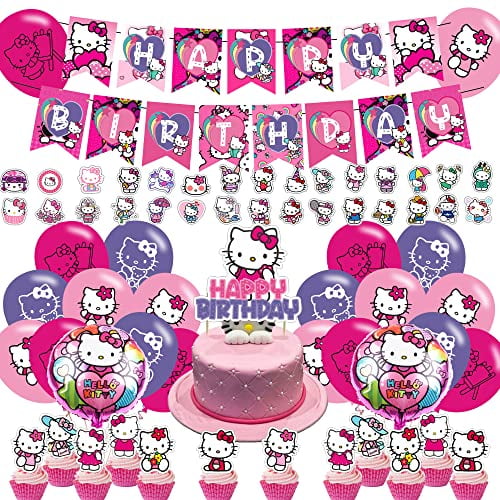 Hello Kitty Party Decorations,Birthday Party Supplies For Hello Kitty